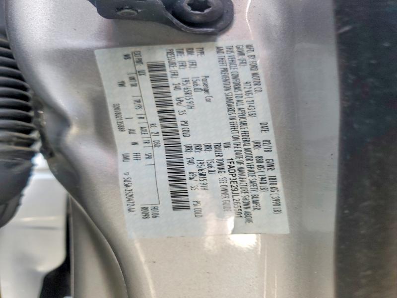 Продаж на аукціоні авто 2018 Ford Focus, vin: 1FADP3E29JL265501, номер лоту: 49807316