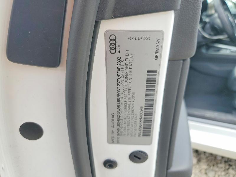 48140486 :رقم المزاد ، WAUGNAF4XHN005945 vin ، 2017 Audi A4 مزاد بيع