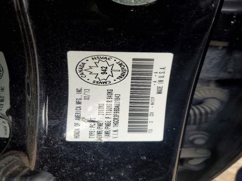 Продаж на аукціоні авто 2013 Honda Accord, vin: 1HGCR3F98DA801643, номер лоту: 49729836