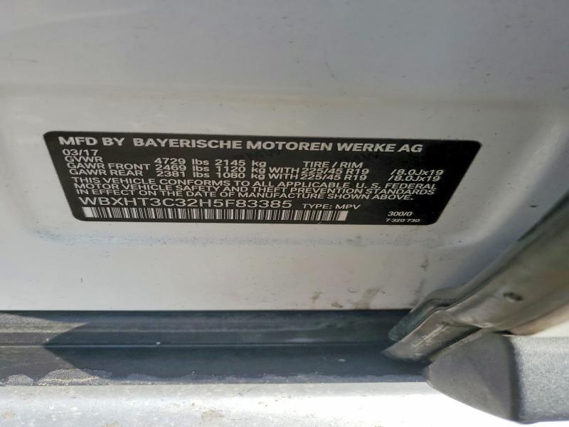 Продажа на аукционе авто 2017 Bmw X1, vin: WBXHT3C32H5F83385, номер лота: 50077846