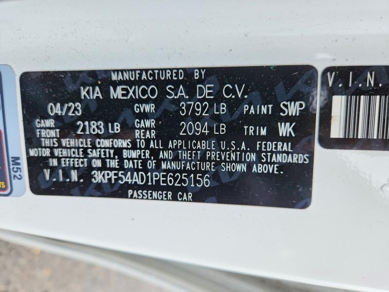 Продаж на аукціоні авто 2023 Kia Forte, vin: 3KPF54AD1PE625156, номер лоту: 48678466