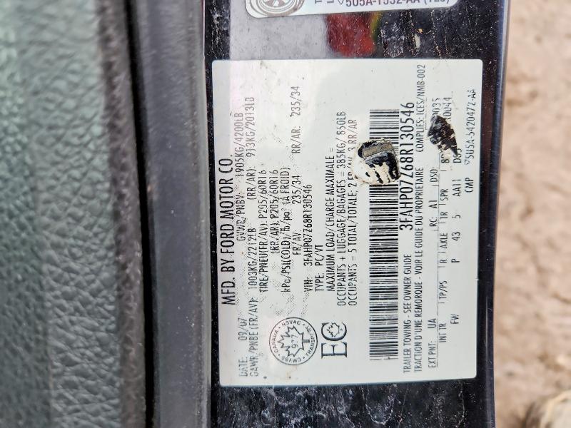Продаж на аукціоні авто 2008 Ford Fusion, vin: 3FAHP07Z68R130546, номер лоту: 48399996
