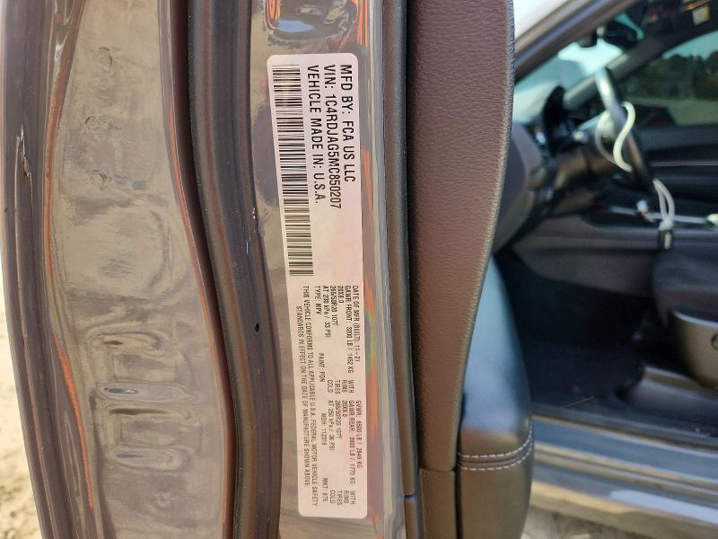 Продаж на аукціоні авто 2021 Dodge Durango, vin: 1C4RDJAG5MC850207, номер лоту: 47745756