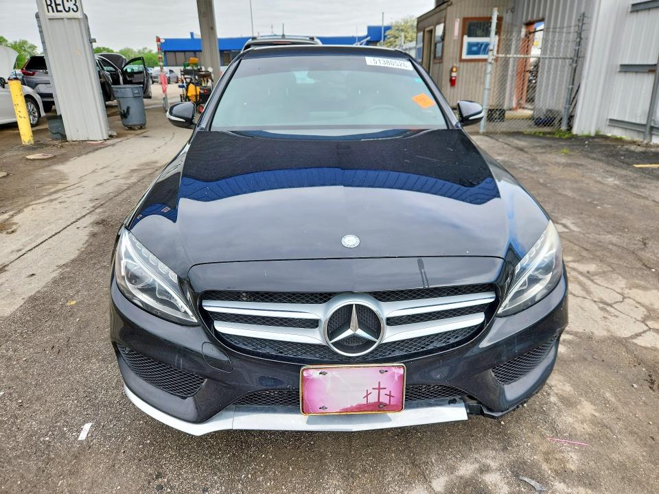 51380526 :رقم المزاد ، 55SWF4KB7FU020639 vin ، 2015 Mercedes-benz C مزاد بيع