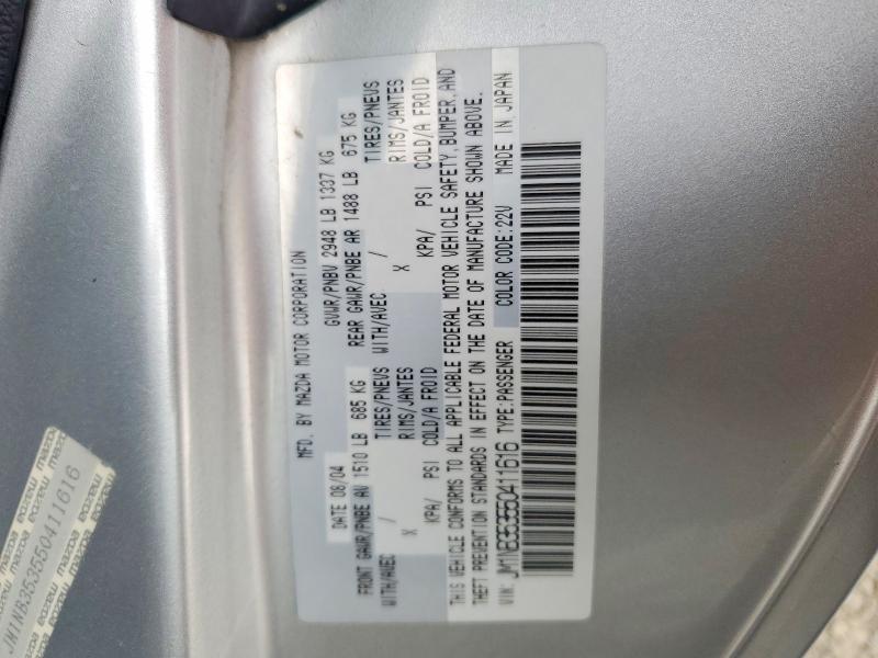 51908936 :رقم المزاد ، JM1NB353550411616 vin ، 2005 Mazda Mx-5 Miata مزاد بيع