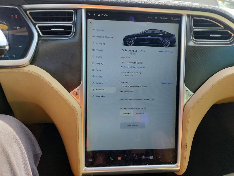2013 Tesla Model S მანქანა იყიდება აუქციონზე, vin: 5YJSA1CN9DFP20021, აუქციონის ნომერი: 51028626
