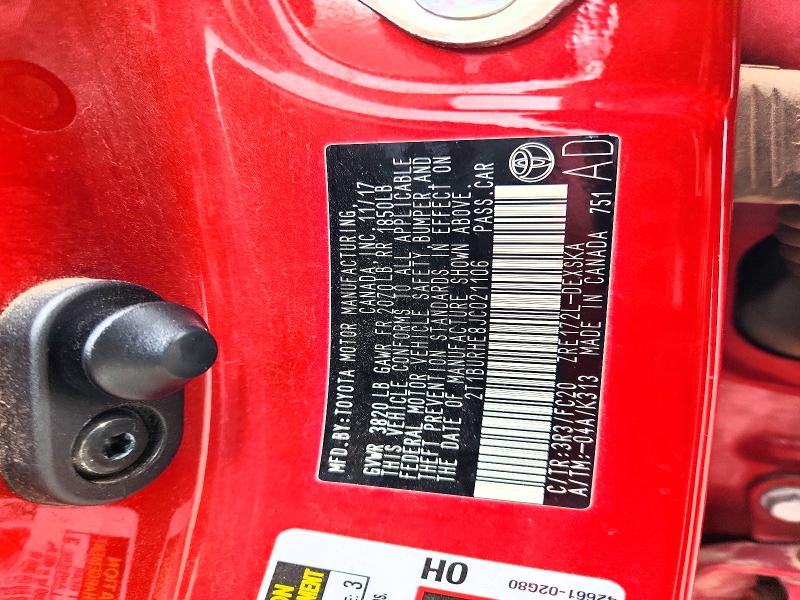 2018 Toyota Corolla მანქანა იყიდება აუქციონზე, vin: 2T1BURHE8JC021106, აუქციონის ნომერი: 51822486