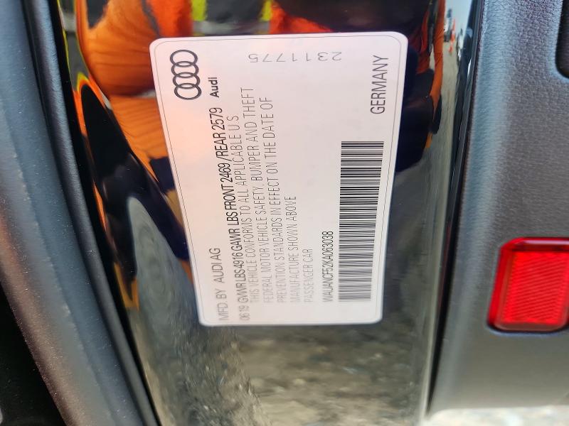 Aukcja sprzedaży 2019 Audi A5, vin: WAUANCF52KA063038, numer aukcji: 51360806