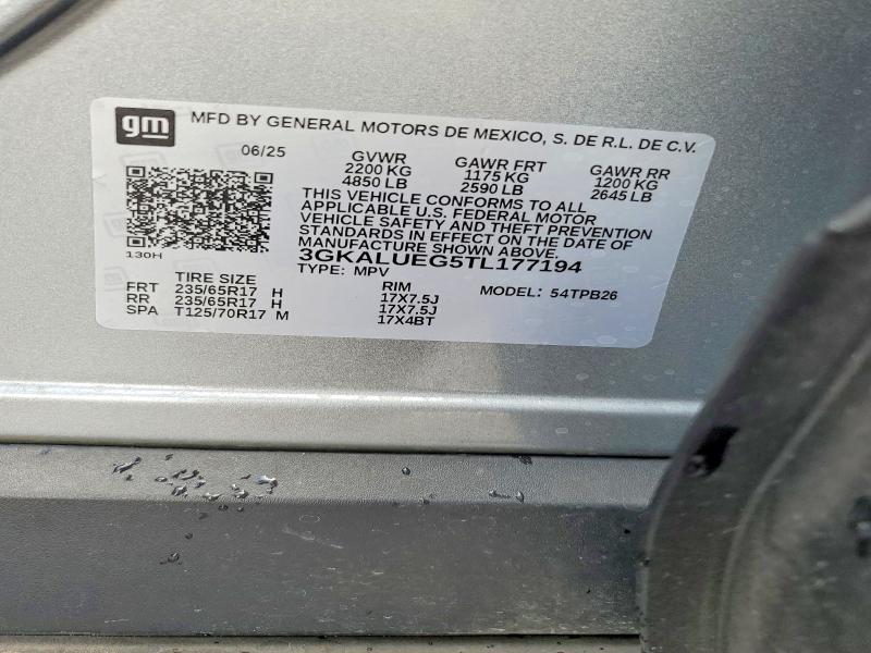 Aukcja sprzedaży 2026 Gmc Terrain, vin: 3GKALUEG5TL177194, numer aukcji: 51958736