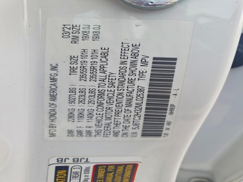 Продажа на аукционе авто 2021 Acura Rdx, vin: 5J8TC2H32ML025387, номер лота: 49473016