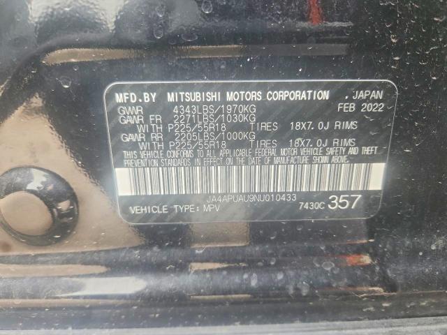Aukcja sprzedaży 2022 Mitsubishi Outlander Sport, vin: JA4APUAU9NU010433, numer aukcji: 49864906