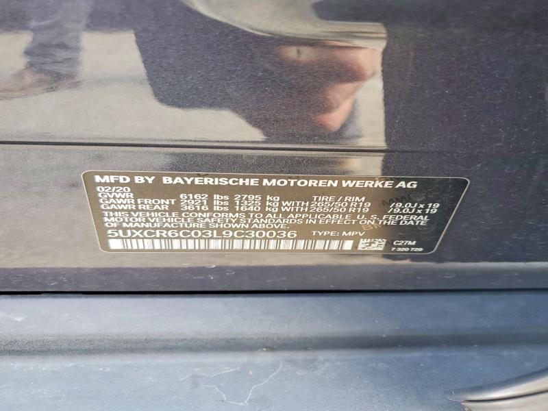 Aukcja sprzedaży 2020 Bmw X5, vin: 5UXCR6C03L9C30036, numer aukcji: 51225766