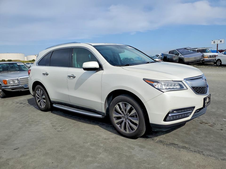 2014 Acura Mdx მანქანა იყიდება აუქციონზე, vin: 5FRYD3H43EB011923, აუქციონის ნომერი: 51008226