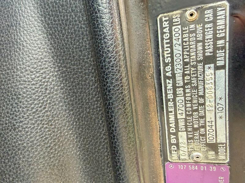 51789836 :رقم المزاد ، 10704412008355 vin ، 1973 Mercedes-benz 450 Sl مزاد بيع