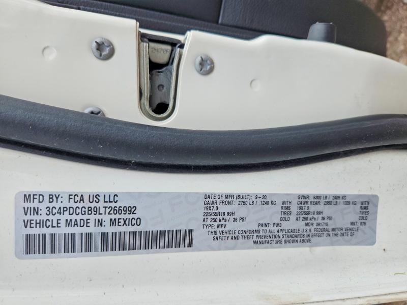 Продажа на аукционе авто 2020 Dodge Journey, vin: 3C4PDCGB9LT266992, номер лота: 48760446