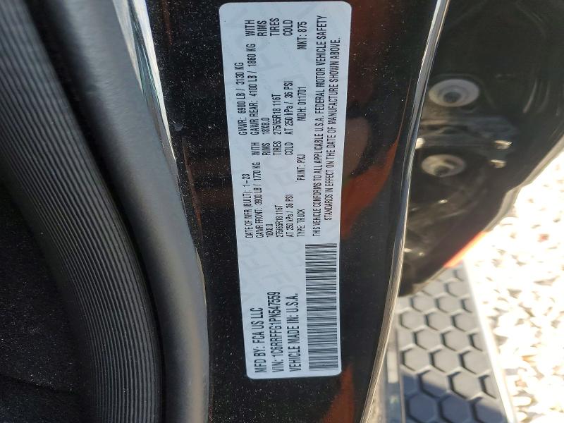 Продаж на аукціоні авто 2023 Ram 1500, vin: 1C6RRFFG1PN547559, номер лоту: 49102596
