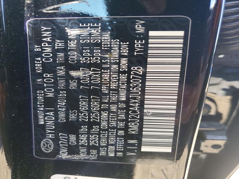 Продаж на аукціоні авто 2018 Hyundai Tucson, vin: KM8J2CA4XJU630728, номер лоту: 49256086