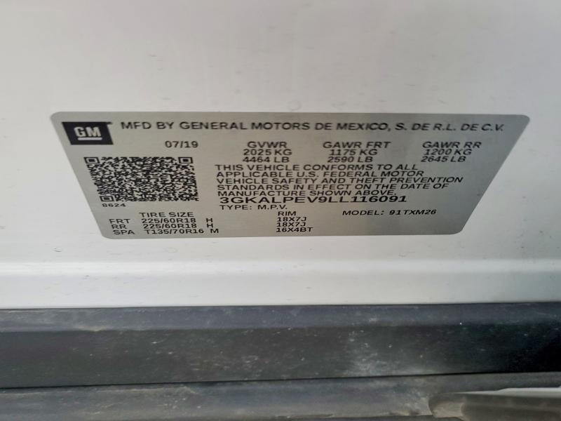 Продажа на аукционе авто 2020 Gmc Terrain, vin: 3GKALPEV9LL116091, номер лота: 51206776