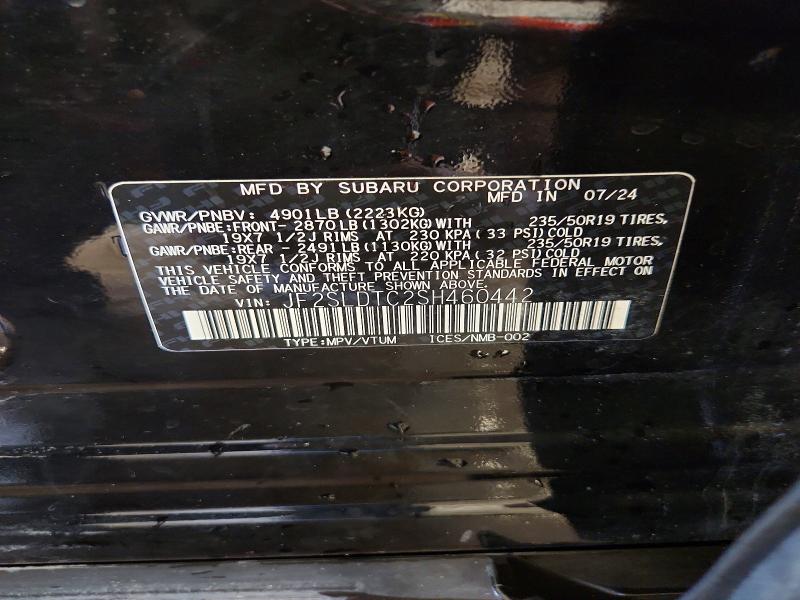 Aukcja sprzedaży 2025 Subaru Forester, vin: JF2SLDTC2SH460442, numer aukcji: 51282186