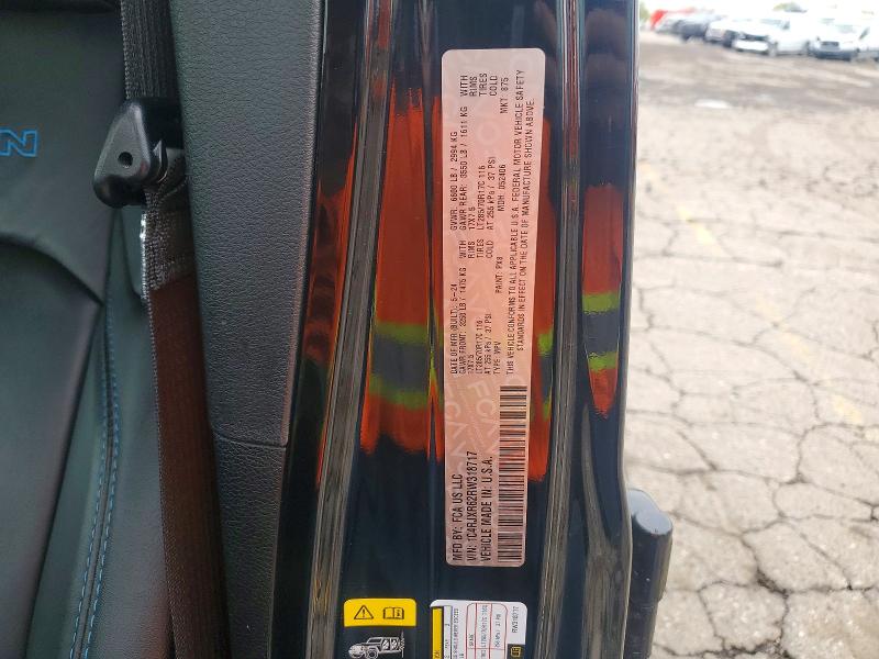 51689676 :رقم المزاد ، 1C4RJXR62RW318717 vin ، 2024 Jeep Wrangler مزاد بيع