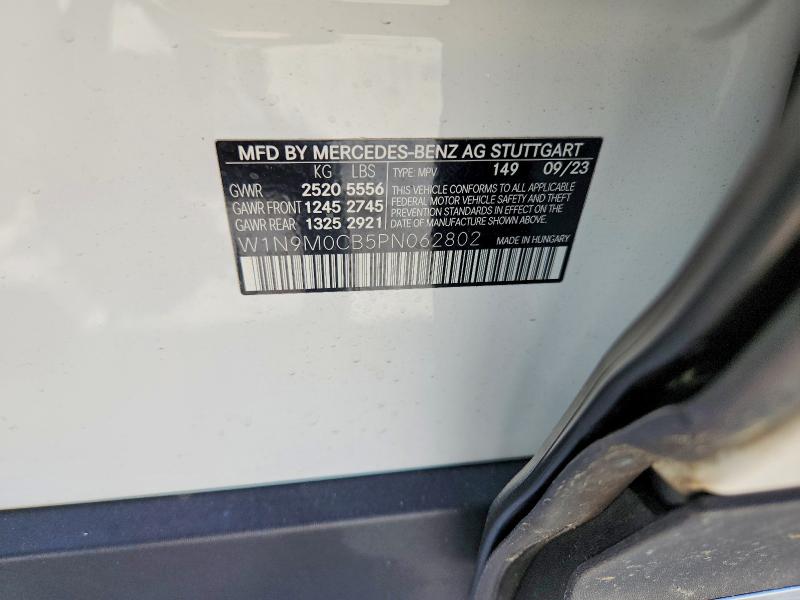 Продажа на аукционе авто 2023 Mercedes-benz Eqb, vin: W1N9M0CB5PN062802, номер лота: 49826756