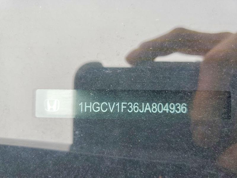 Aukcja sprzedaży 2018 Honda Accord, vin: 1HGCV1F36JA804936, numer aukcji: 47163736