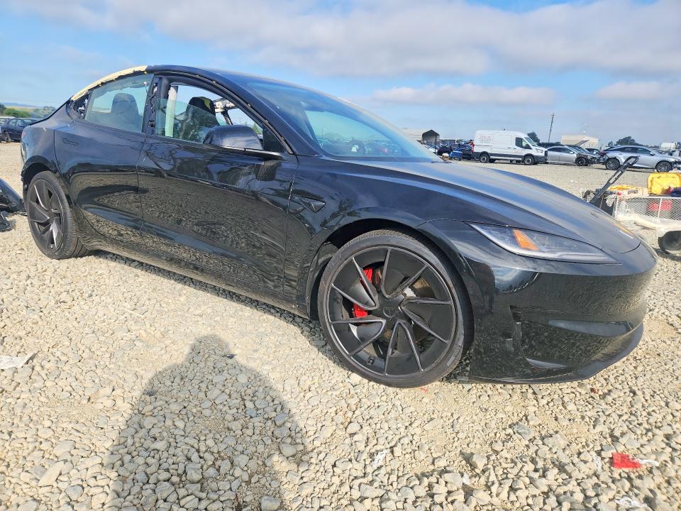 77005675 :رقم المزاد ، 5YJ3E1ET9SF078059 vin ، 2025 Tesla Model 3 مزاد بيع