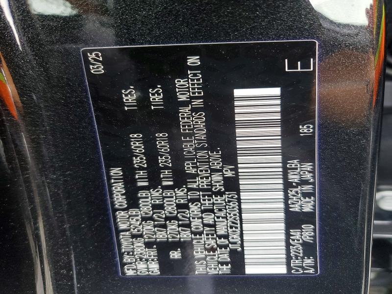 2025 Lexus Nx 350h მანქანა იყიდება აუქციონზე, vin: JTJGKCEZ2S5036731, აუქციონის ნომერი: 50408376
