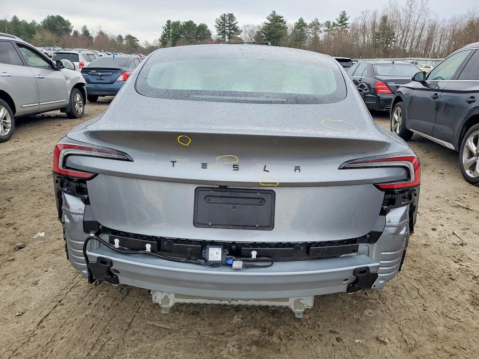 2025 Tesla Model 3 მანქანა იყიდება აუქციონზე, vin: 5YJ3E1EA6SF990842, აუქციონის ნომერი: 47081006