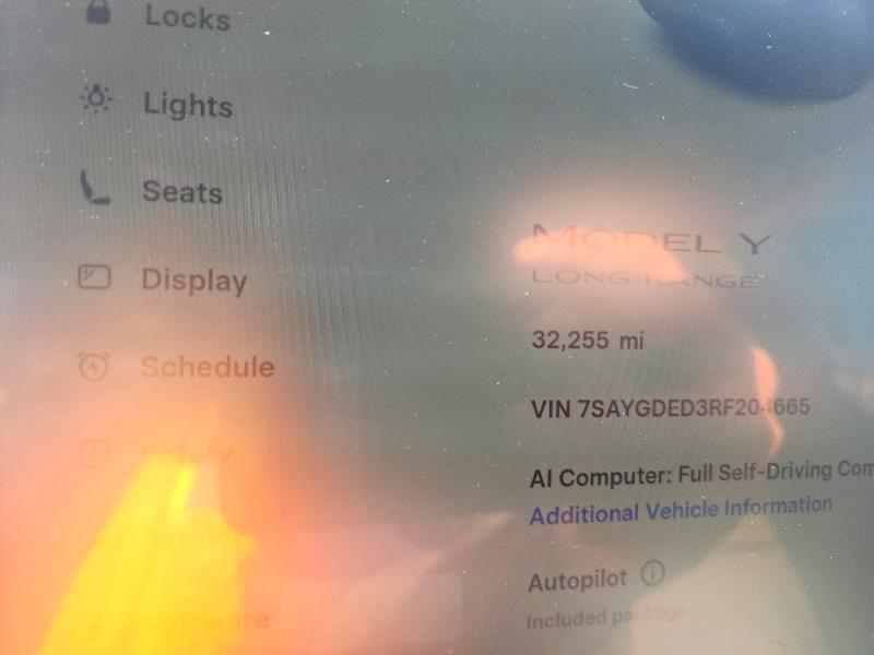 Продажа на аукционе авто 2024 Tesla Model Y, vin: 7SAYGDED3RF204665, номер лота: 49398276