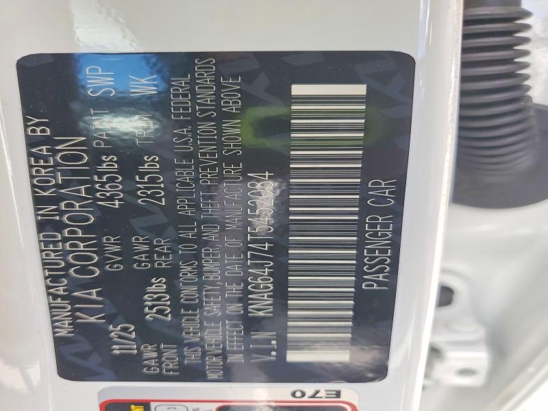 50811616 :رقم المزاد ، KNAG64J74T5452084 vin ، 2026 Kia K5 مزاد بيع