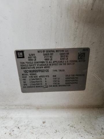 2015 Chevrolet Silverado მანქანა იყიდება აუქციონზე, vin: 1GC1KUEG5FF622126, აუქციონის ნომერი: 51600686