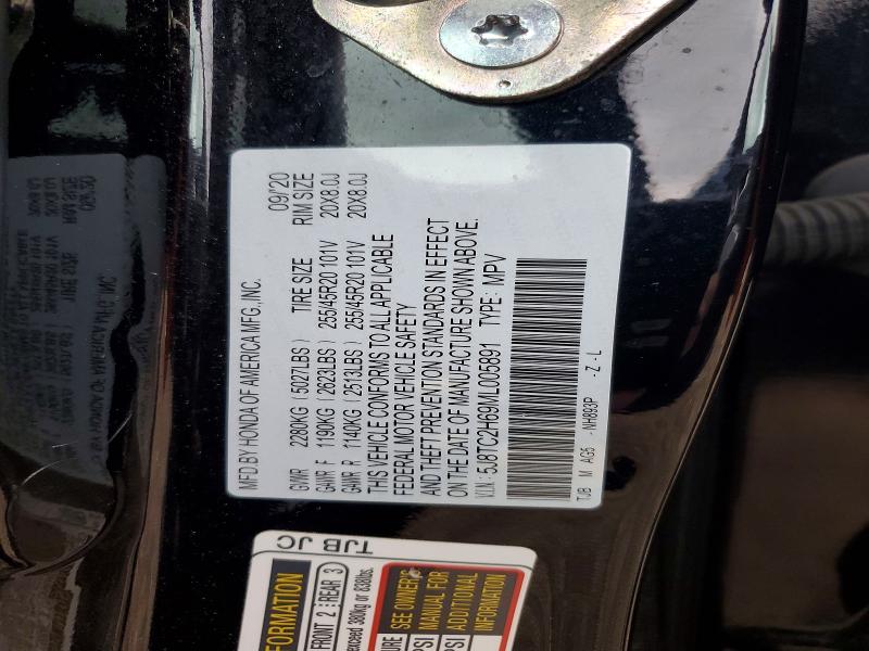 2021 Acura Rdx მანქანა იყიდება აუქციონზე, vin: 5J8TC2H69ML005891, აუქციონის ნომერი: 51776186