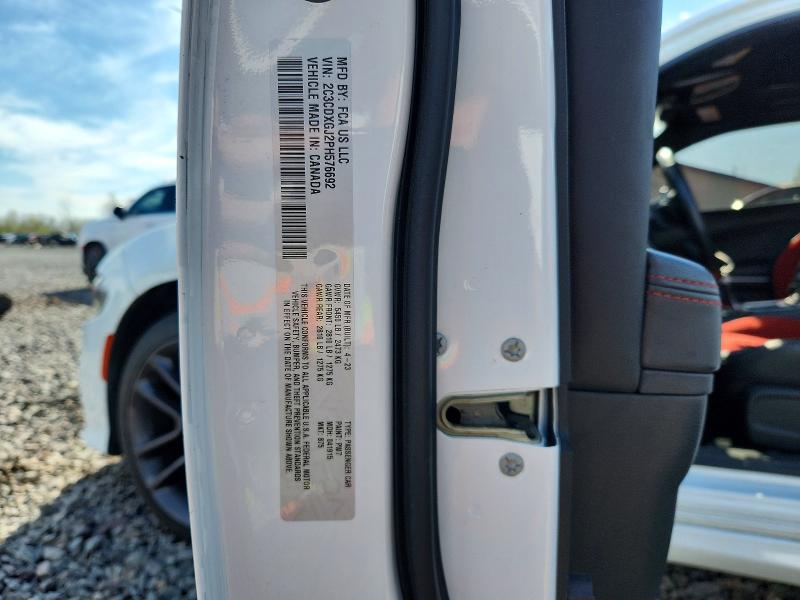 48947746 :رقم المزاد ، 2C3CDXGJ2PH576692 vin ، 2023 Dodge Charger مزاد بيع