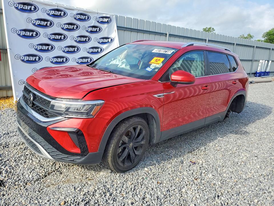 2022 Volkswagen Taos მანქანა იყიდება აუქციონზე, vin: 3VVSX7B24NM085121, აუქციონის ნომერი: 50700716
