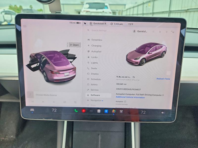 Продаж на аукціоні авто 2020 Tesla Model 3, vin: 5YJ3E1EA0LF634937, номер лоту: 49117116