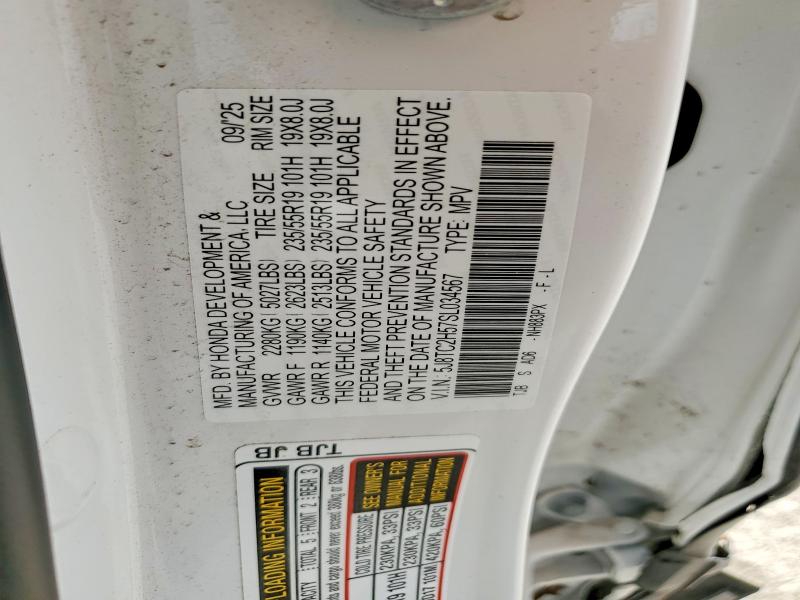 Aukcja sprzedaży 2025 Acura Rdx, vin: 5J8TC2H57SL034567, numer aukcji: 48523056