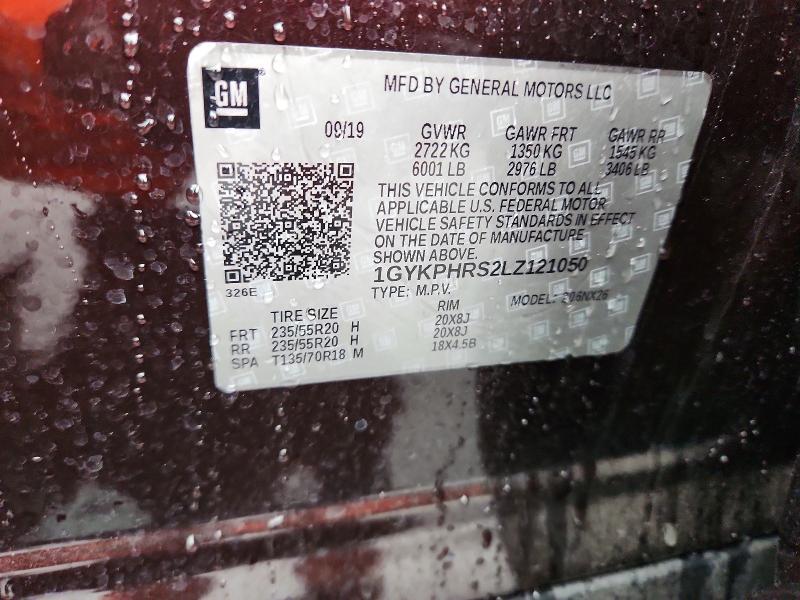 Продаж на аукціоні авто 2020 Cadillac Xt6, vin: 1GYKPHRS2LZ121050, номер лоту: 50829766