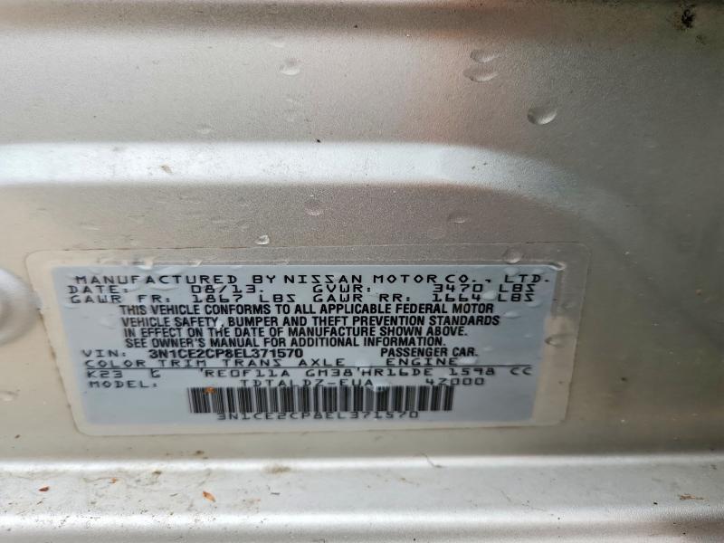 Aukcja sprzedaży 2014 Nissan Versa Note, vin: 3N1CE2CP8EL371570, numer aukcji: 51881796