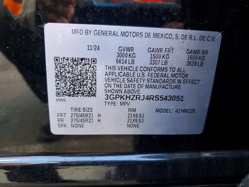 Продаж на аукціоні авто 2024 Honda Prologue, vin: 3GPKHZRJ4RS543051, номер лоту: 50627246