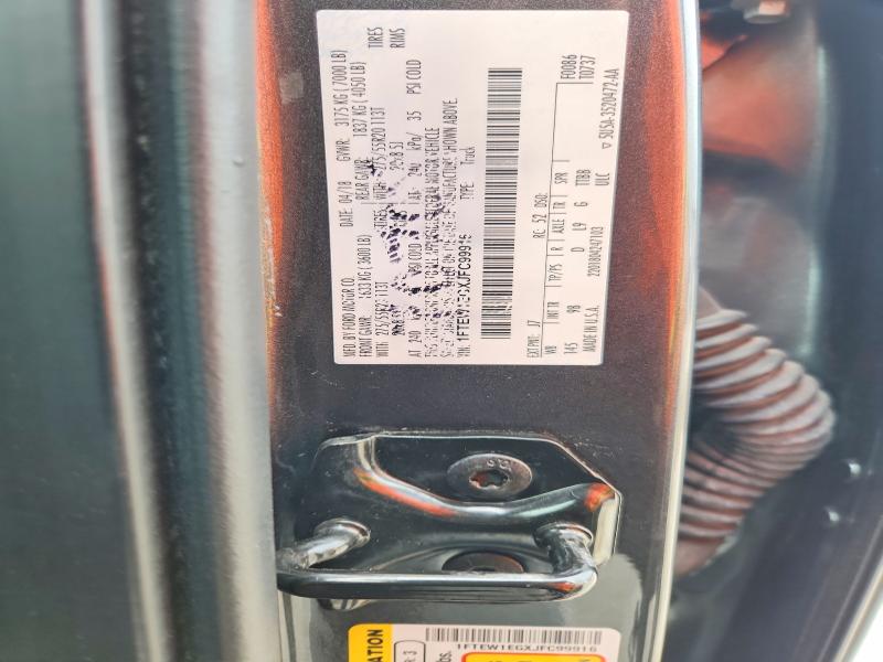 Продажа на аукционе авто 2018 Ford F150, vin: 1FTEW1EGXJFC99916, номер лота: 50995156