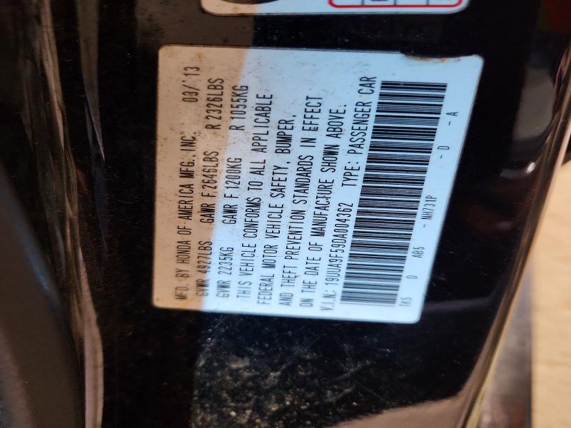 51063226 :رقم المزاد ، 19UUA9F59DA004362 vin ، 2013 Acura Tl مزاد بيع