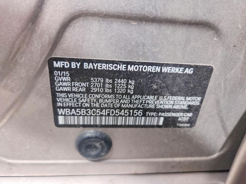 Продажа на аукционе авто 2015 Bmw 535, vin: WBA5B3C54FD545156, номер лота: 51602296