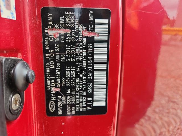 Продаж на аукціоні авто 2014 Hyundai Tucson, vin: KM8JT3AFXEU947168, номер лоту: 51783796
