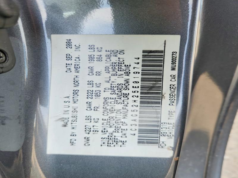 Продаж на аукціоні авто 2005 Chrysler Sebring, vin: 4C3AG52H25E019744, номер лоту: 50480346