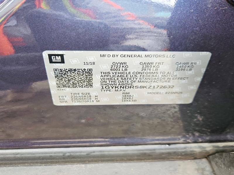 Aukcja sprzedaży 2019 Cadillac Xt5, vin: 1GYKNDRS8KZ172632, numer aukcji: 49472666
