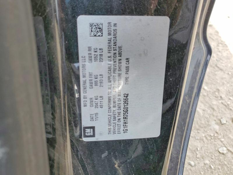 Продажа на аукционе авто 2016 Chevrolet Camaro, vin: 1G1FH1R75G0126642, номер лота: 52153436