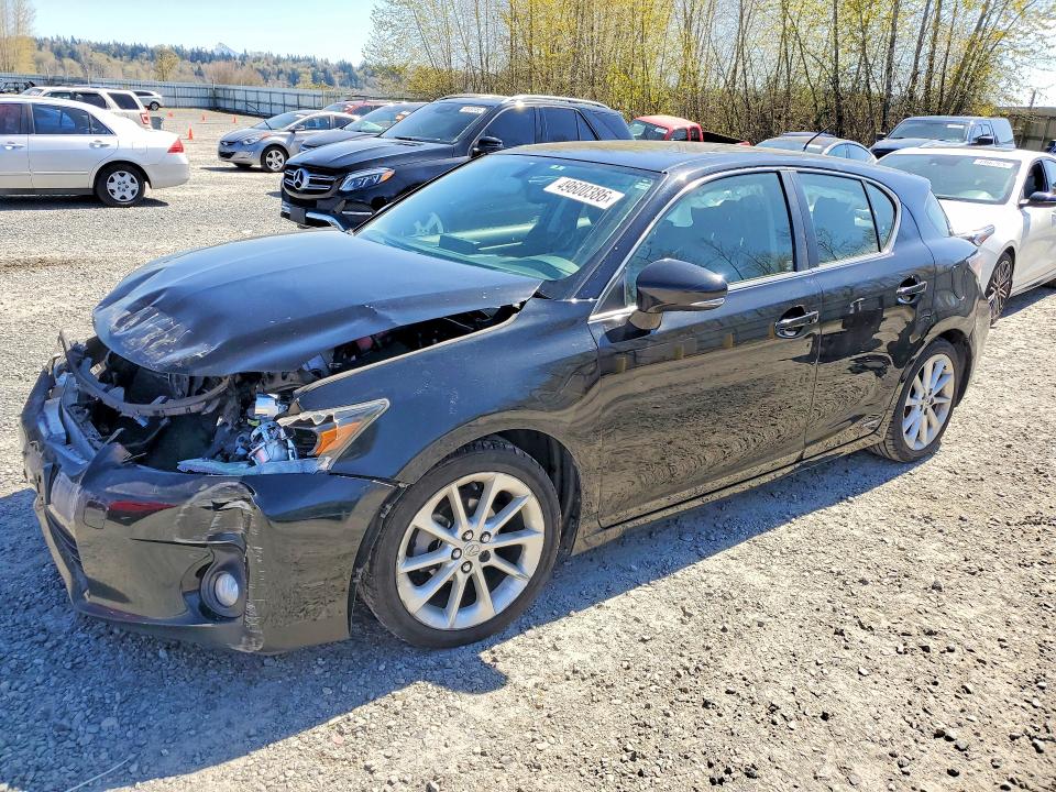 49600386 :رقم المزاد ، JTHKD5BH6C2057789 vin ، 2012 Lexus Ct مزاد بيع