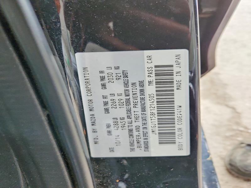 Продажа на аукционе авто 2015 Mazda 6, vin: JM1GJ1T58F1214505, номер лота: 51268656