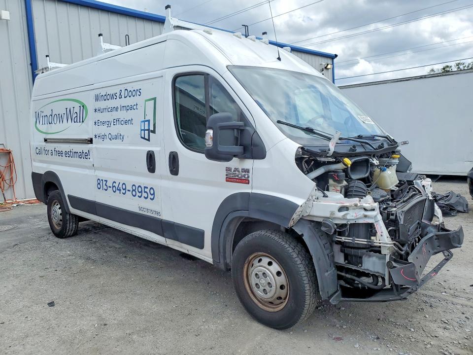 50468656 :رقم المزاد ، 3C6TRVDG8KE529298 vin ، 2019 Ram Promaster 2500 مزاد بيع